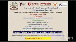 INTERNATIONAL E-CONFERENCE ON  RECENT TRENDS IN PHARMACEUTICAL RESEARCH