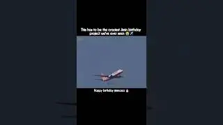 This has to be the craziest Jimin birthday project we've ever seen 😭✈️#Jimin#bts#bangtan boys 💜