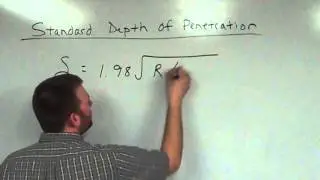 Standard Depth of Penetration