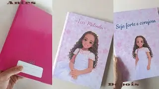 FAÇA VOCÊ MESMO PERSONALIZAÇÃO DE CADERNO ⭐ GERLANIA THAYS