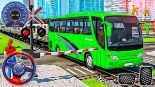 Bus Simulator GT: Coach Bus Driving to Dallas - Real City Transport Simulator 3D - Android Gameplay