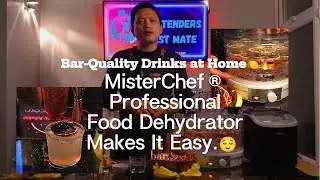 Spicy Margarita Recipe 🍹| Easy At-Home Cocktail with Dehydrated Garnish (MisterChef&reg; Dehydrator)