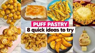 8 ideas with puff pastry for Christmas appetizers
