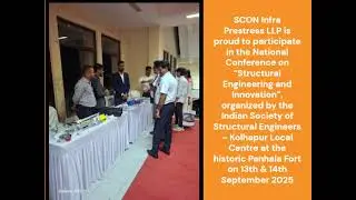SCON Infra Prestress LLP at the National Structural Engineering Conference 2025 - Panhala Fort