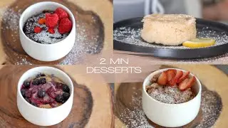 2 MINUTE DESSERT RECIPES | MY NEW OBSESSION