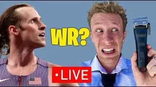 SHAVING My Head Live on Stream IF Cole Hocker Doesn't Break the Mile WR!