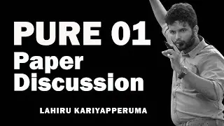 🔴 Pure Paper 01 Discussion | 2026 Revision | Lahiru Kariyapperuma | LSKCOMMATH