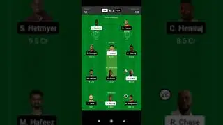 SLK VS GUY CPL T20 LEAGUE GRAND LEAGUE DREAM11 TEAM
