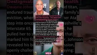 Dwayne Johnson Turned Family Pain into Purpose &ndash; The Openness Destigmatizing Mental Health