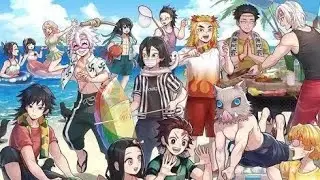 The hashira's goes to beach 🏖️:S2 ep2 (giyushino and other ships) read desc