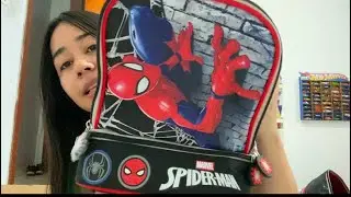 Unboxing Volta as Aulas | Mochila, lancheira, garrafa e estojo do HOMEM ARANHA