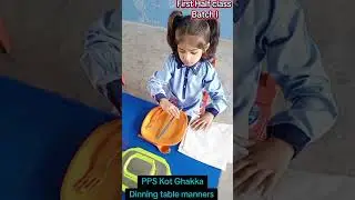 Interesting way to learn Basic table manners for children