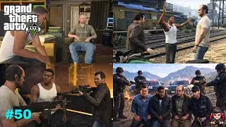 FIB PLAN TO KILL😱 MICHAEL TREVOR & FRANKLIN! GTA V ENHANCED GAMEPLAY #50
