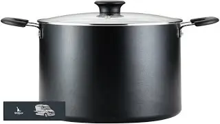 T fal Specialty Nonstick Stockpot With Lid 12 Quart Oven Broiler Safe 350F
