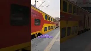 Delhi to Jaipur Double Decker Express | India&rsquo;s Only Double Decker Train | #train #doubledeckertrain