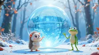 Pip and Funny Froggy Into Frozen Forest | Will they Survive? | Animated Short Film