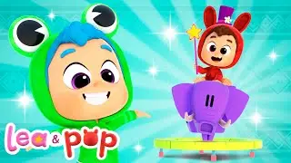 El circo de los elefantes | Huevos sorpresa de animales de granja - Pop v&iacute;deos educativos