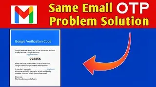 Gmail Account OTP Problem Solution || Incorrect OTP Problem || How To Recover Gmail Account