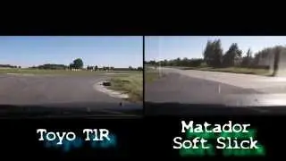 Tire comparison: Toyo T1R vs Matador Soft Slick