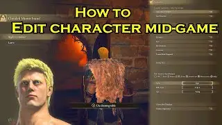 How To Edit Character/Change Gender Mid Game - Elden Ring