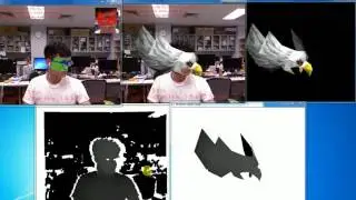 Real-time AR Application of 3D Head Tracking-5 (CUHK EE FYP)