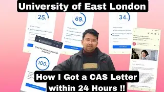 How I Got My CAS Letter From University of East London Within 24 Hours! My Success Story