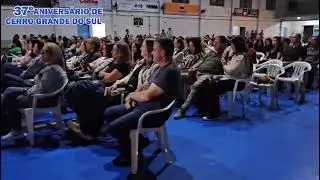 37 Aniversario de Cerro Grande do Sul   -  Papo Show com Léo e Iara