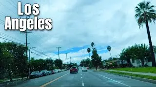 Driving LA's Authentic Streets in 4K | ASMR Traffic Sounds, Real-Time POV