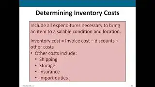 Inventories and Cost of Sales (Spring 2026)
