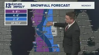 EXTENDED FORECAST: Blowing snow, heavy snowfall slams West Michigan