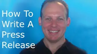How to write a press release with a press release template and example