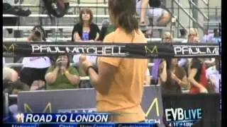 NBC 12 EVB Live with Misty May-Treanor at 2012 Volleyball Festival