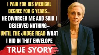 HOW I PAID FOR HIS MEDICAL DEGREE FOR 6 YEARS, THEN HE DIVORCED ME—UNTIL THE JUDGE OPENED MY ENVELOP