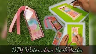 DIY Watercolour BookMarks| Easy Watercolour Bookmarks | Papers And Scissors