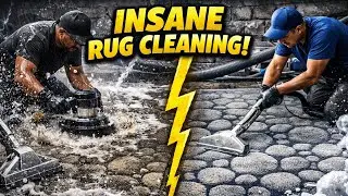 Nature Took Over This Rug &mdash; Watch the Transformation!  Satisfying ASMR  | Carpet Cleaning 
