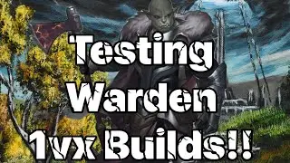 🔴ESO PvP- Stamina Warden PVP Testing Builds 1vx Gameplay!! Sleepy Warden