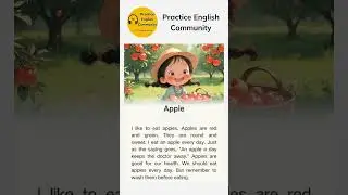 English Listening Practice &ndash; A Short Story About an Apple| 15 Minutes of English Listening Practice