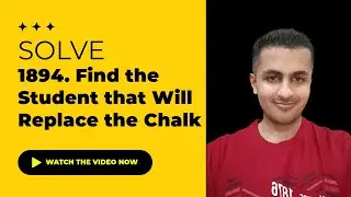 Solve 1894. Find the Student that Will Replace the Chalk -Java & C++ Solutions | September Challenge