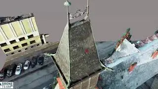 Klaipėdos centrinio pa&scaron;to fotogrametrinis modelis