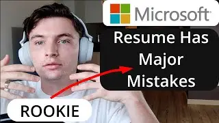 The Resume That Got Me Into Microsoft && All It's Many, Many Mistakes