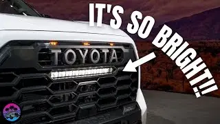 TRD LIGHT BAR!! How to Turn On 2022 Tundra TRD Pro #shorts