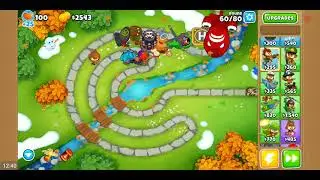 BLOONS TD 6 PARK PATH MAP ON HARD STANDARD MODE HERO GWENDOLIN