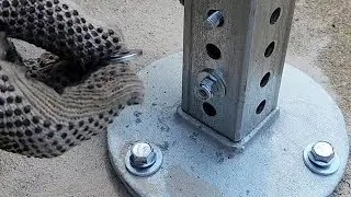 Concrete Sign Post Base Installation Video | Traffics Safety Products a division of Eberl Iron Works