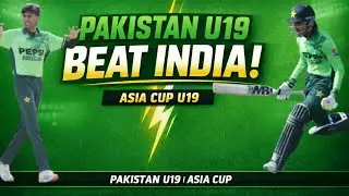 Pakistan U19 Impressive Victory Against India| Brilliant Performance Of Sameer Minhas and Ali Raza