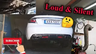 Saab ng9-5, полная сборка 3-дюймового выхлопа с изюминкой