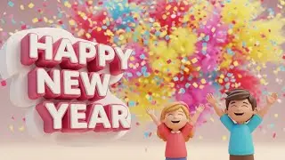 Happy New Year Kids Rhyme | Fun Countdown Song for Toddlers | Qoco berry