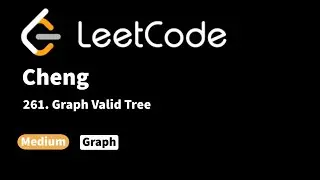LeetCode 261. Graph Valid Tree