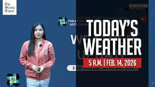 Today's Weather, 5 A.M. | Feb. 14, 2026