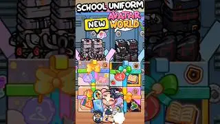 Avatar World New Update Claim School Uniform Unboxing #avatarworld #pazu #pazugames #shorts