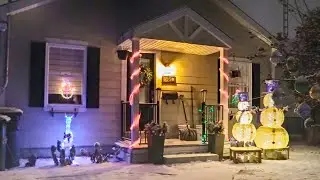 Christmas is MAGICAL! Homes Decorated with Christmas Lights in Montreal, QC, Canada